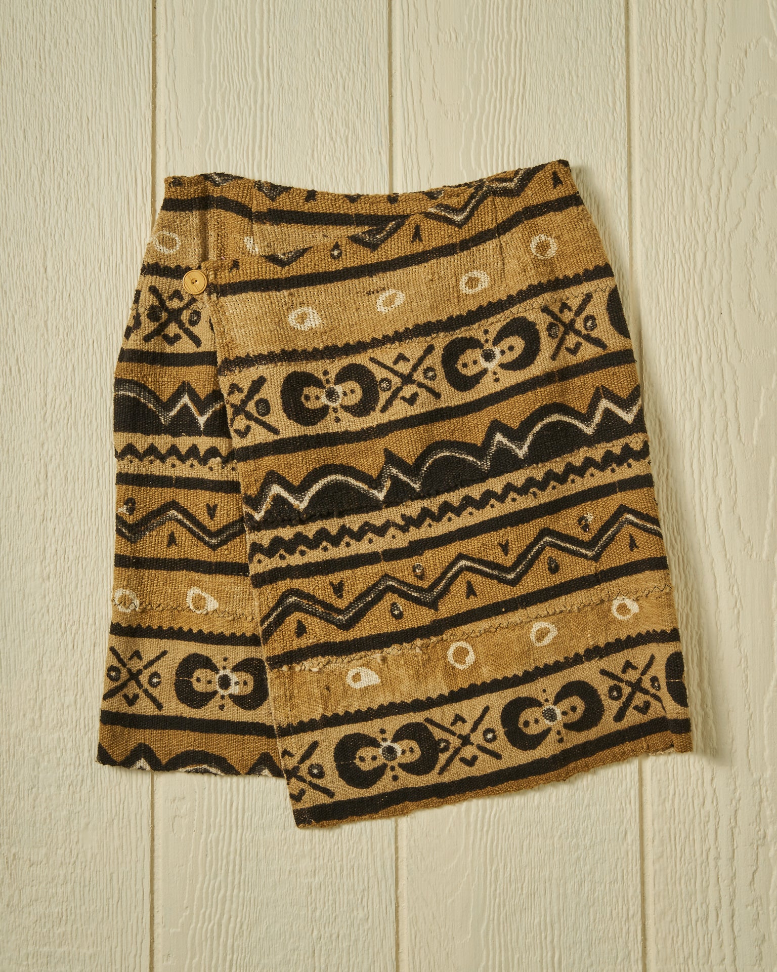 Premium Heavyweight Mud Cloth Wrap Skirt - African Print Boho Maxi Skirt for Women, Perfect for Beach Vacations, Music Festivals & Boho Chic Outfits