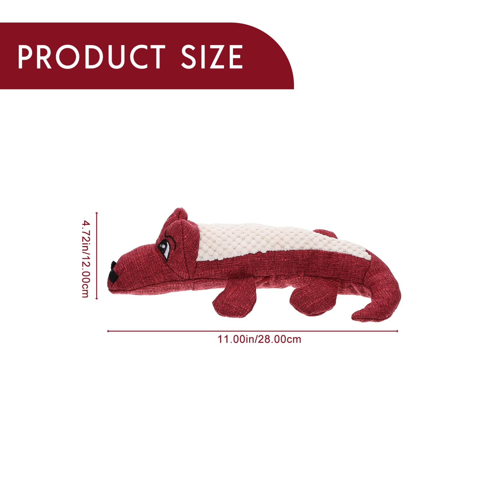 TENDYCOCO Plush Dog Chew Toy - Squeaky Interactive Puppy Teething Toy for Small & Large Dogs - Durable Pet Biting & Molar Plaything for Playtime & Training - Perfect for Puppies, Adult Dogs & Stress Relief