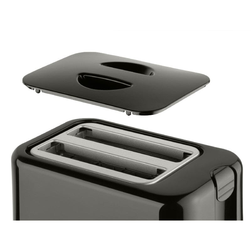 Cornell 2-Slice Pop Up Toaster - CTEDC2000WH (White) & CTEDC2000BK (Black) - Perfect for Breakfast, Dorm Rooms & Small Kitchens