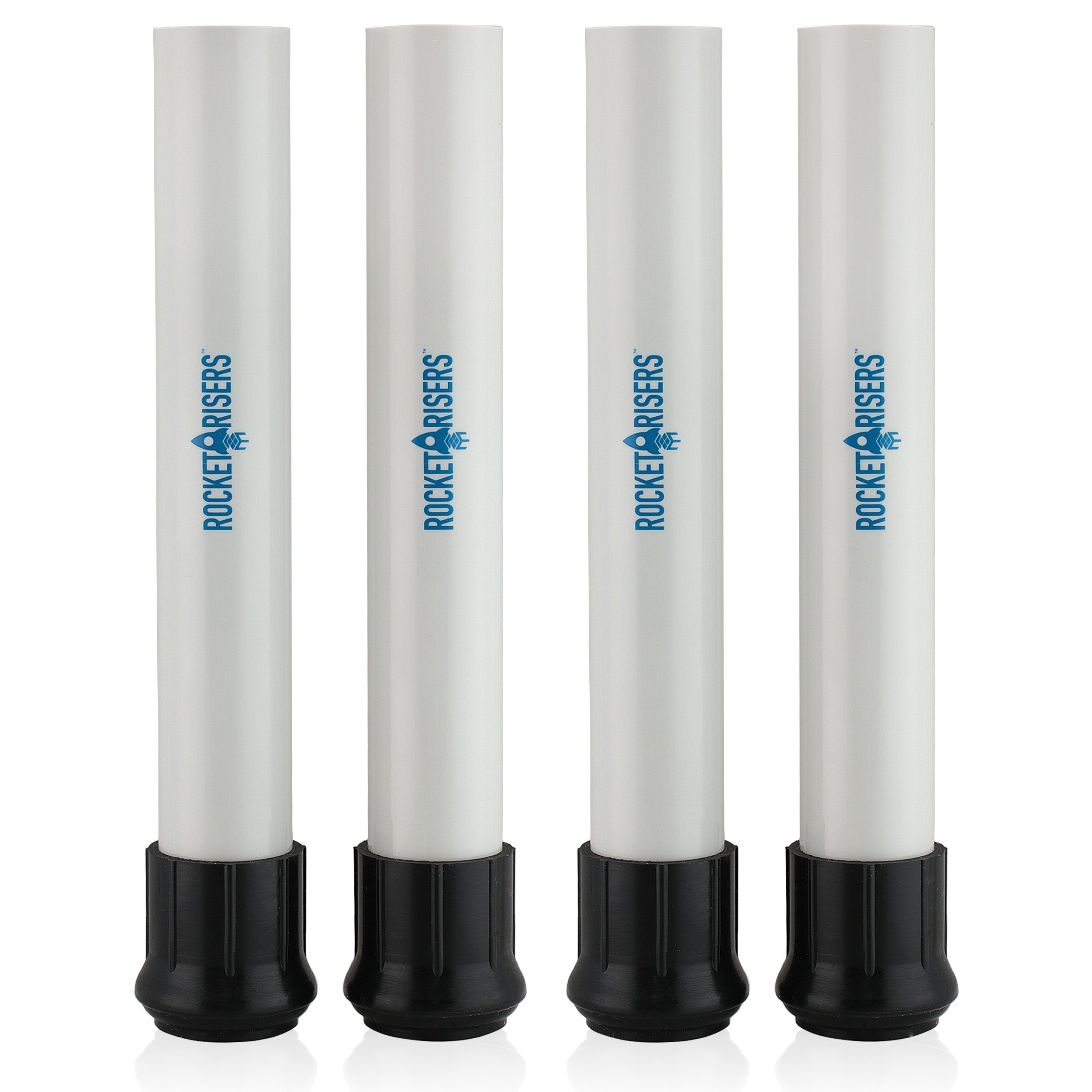 Adjustable Folding Table Risers - Set of 4 Counter Height Table Leg Extenders for Kitchen, Dining, or Office - Convert Any Folding Table to Bar Height - Durable & Stable Table Lifters