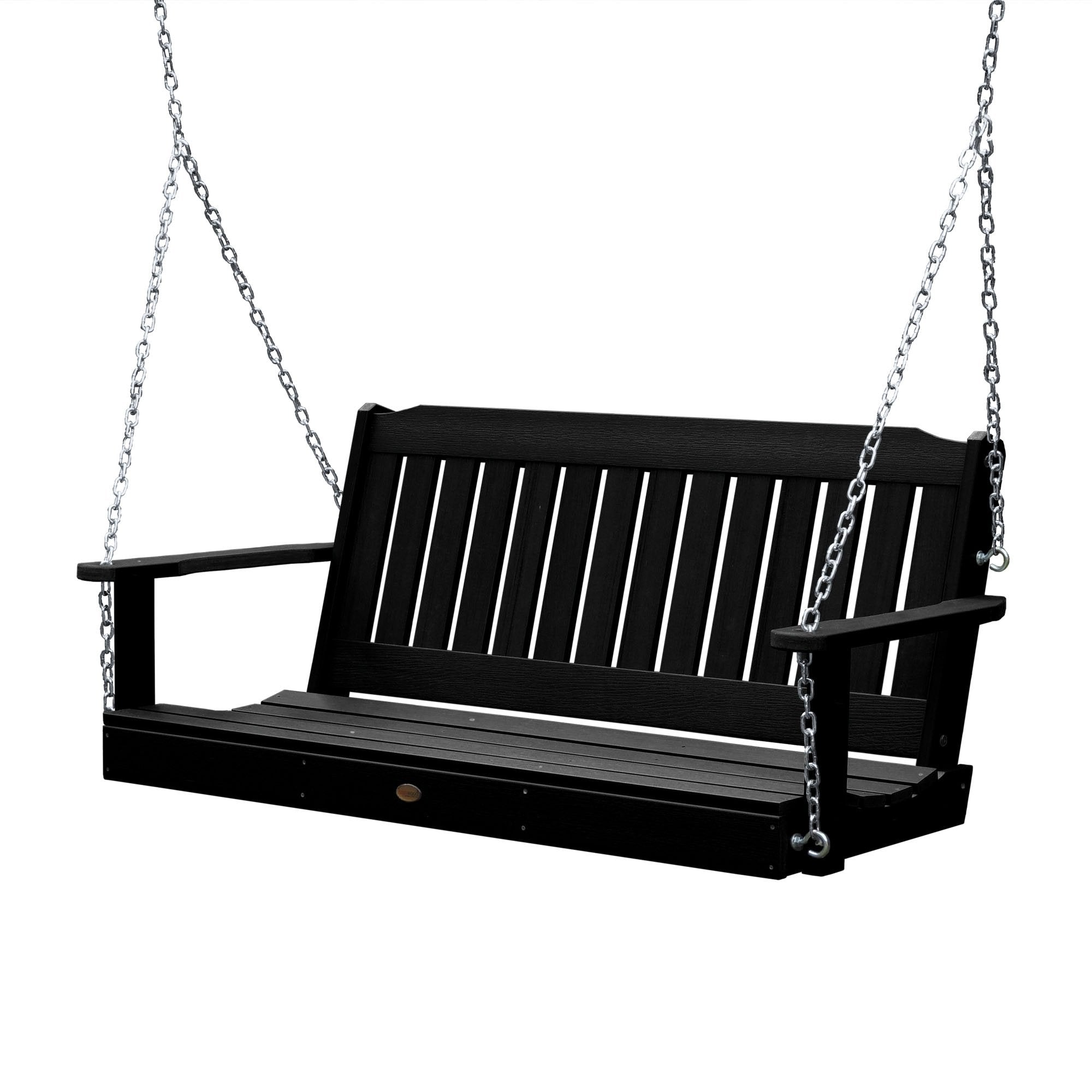Refurbished Lehigh 5ft Porch Swing - Outdoor Patio Furniture for Relaxing in Garden, Backyard, or Deck