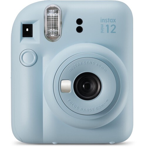 FUJIFILM INSTAX MINI 12 Instant Camera - Pastel Blue | Instant Film Camera for Selfies, Parties & Travel | Perfect Gift for Teens & Photography Lovers