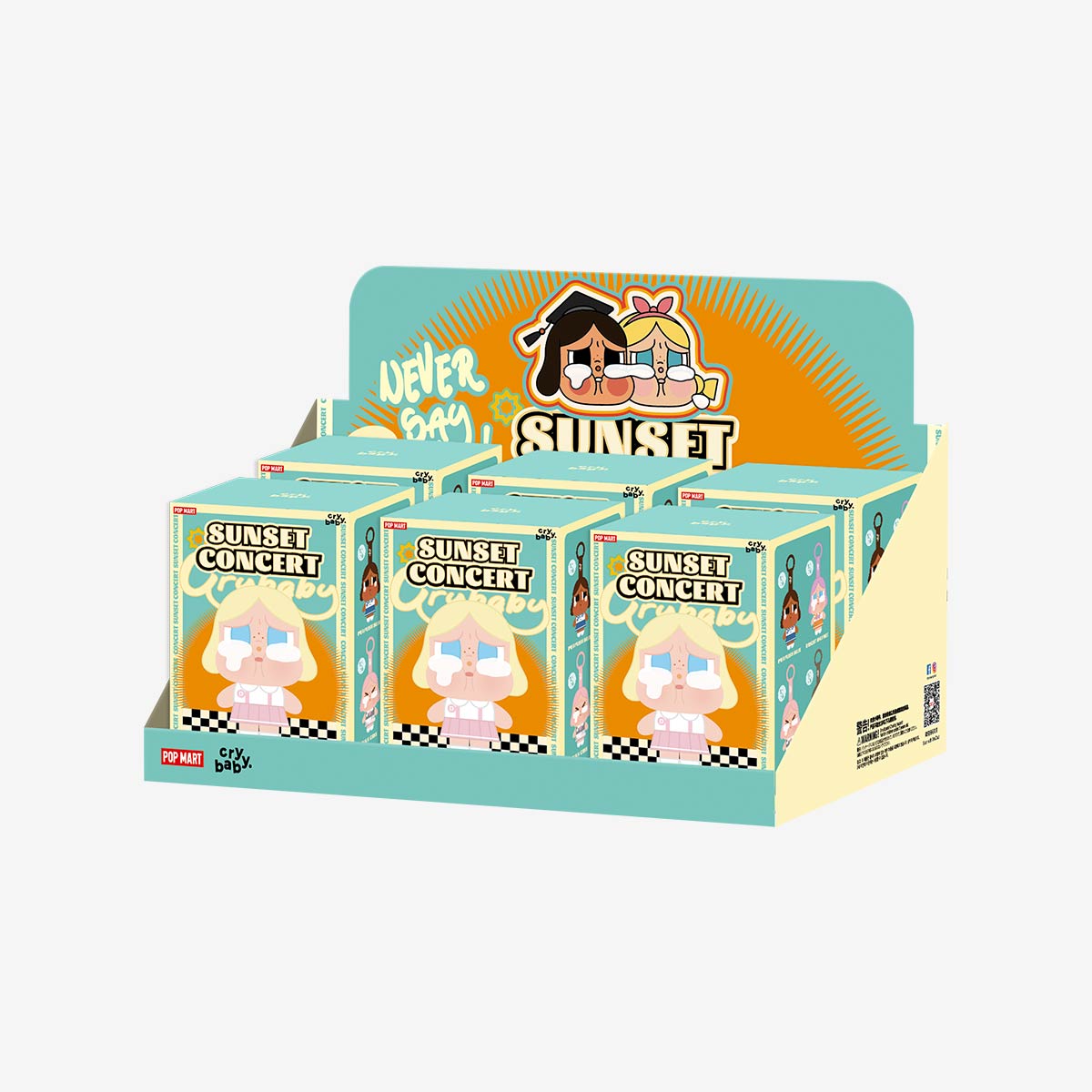 CryBaby Sunset Concert Series Plush Toy - Soft & Cuddly Stuffed Animal for Kids & Collectors - Perfect for Gifts, Bedtime Comfort & Concert Souvenirs