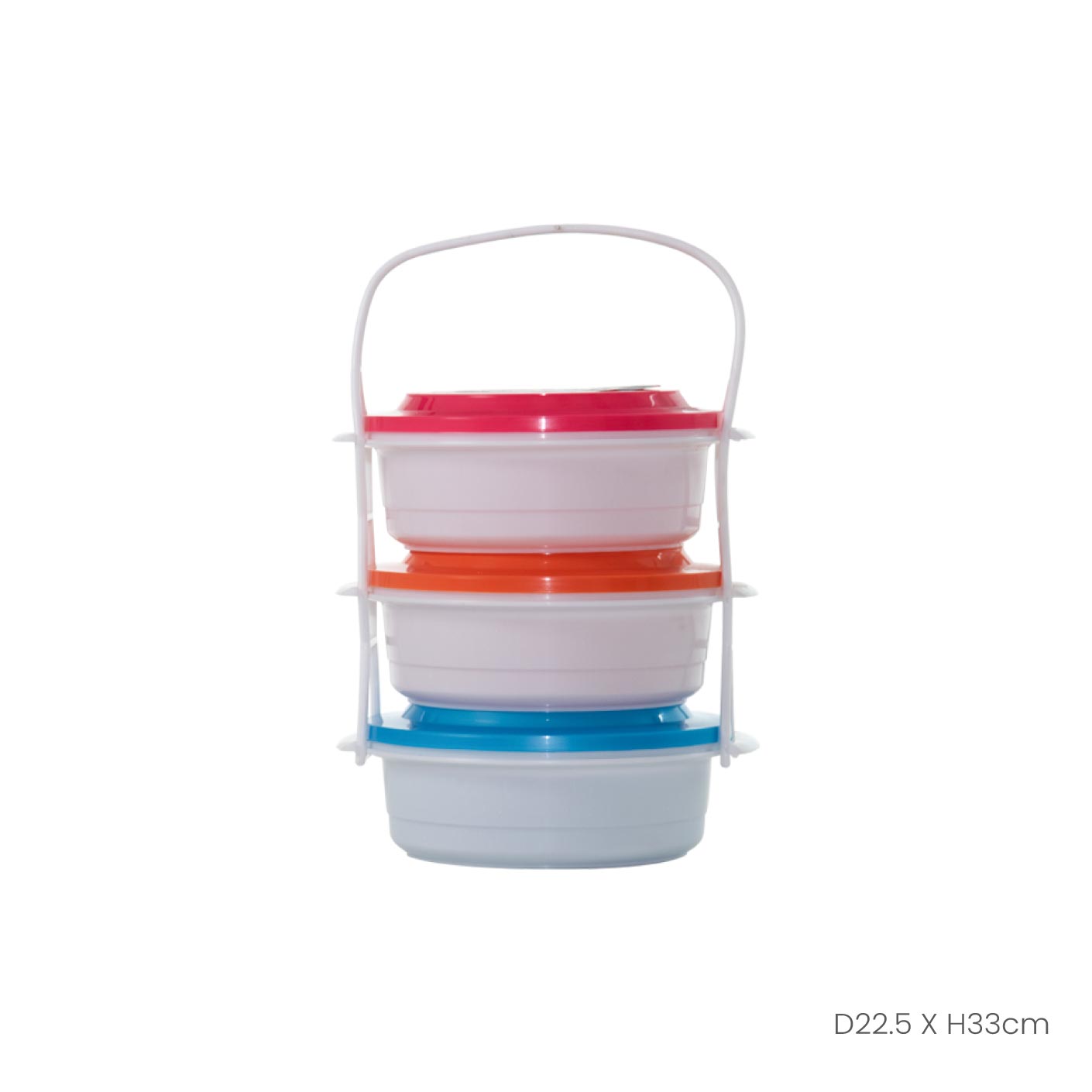 3-Tier Plastic Storage Shelf - Durable & Space-Saving Organizer for Kitchen, Bathroom, or Office (2673) | Perfect for Pantry Organization, Bathroom Essentials & Home Office Supplies