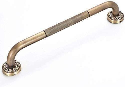 HandiYA Solid Brass Grab Bar - 50cm Anti-Slip Bathroom Safety Rail with Concealed Mounting, Shower Handrail & Towel Holder for Elderly & Disabled - Perfect for Bathroom, Shower, and Mobility Assistance
