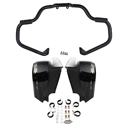 Black Crash Bar+Vivid Black Fairing