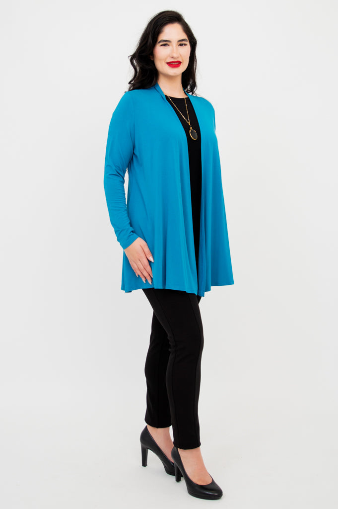 Chopra Jacket for Men & Women - Lightweight Bamboo Fabric with Wave Design - Perfect for Yoga, Travel & Outdoor Activities