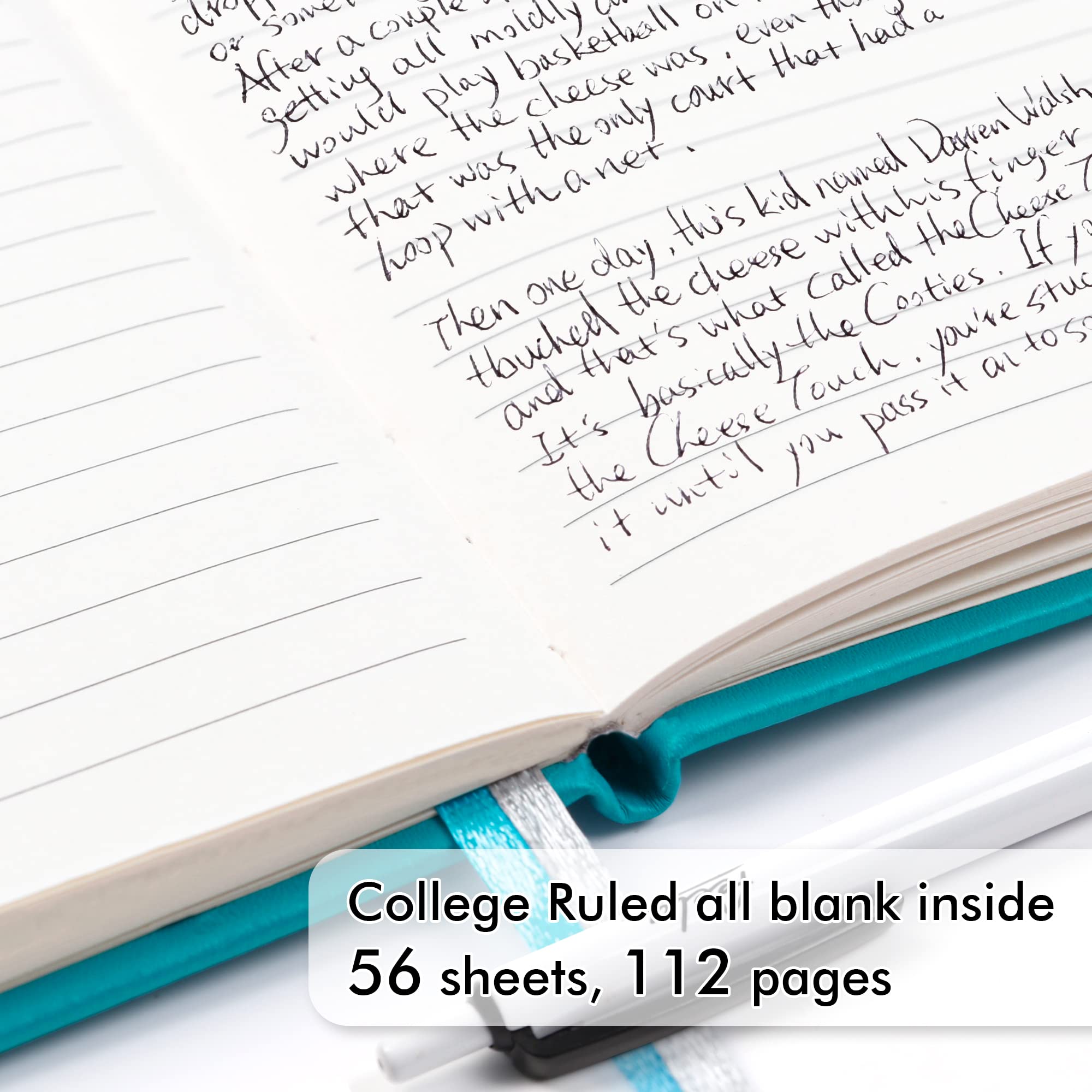 15 Pack Pocket Notebooks - Mini Hardcover Lined Journals with Pen Holder, 3.5