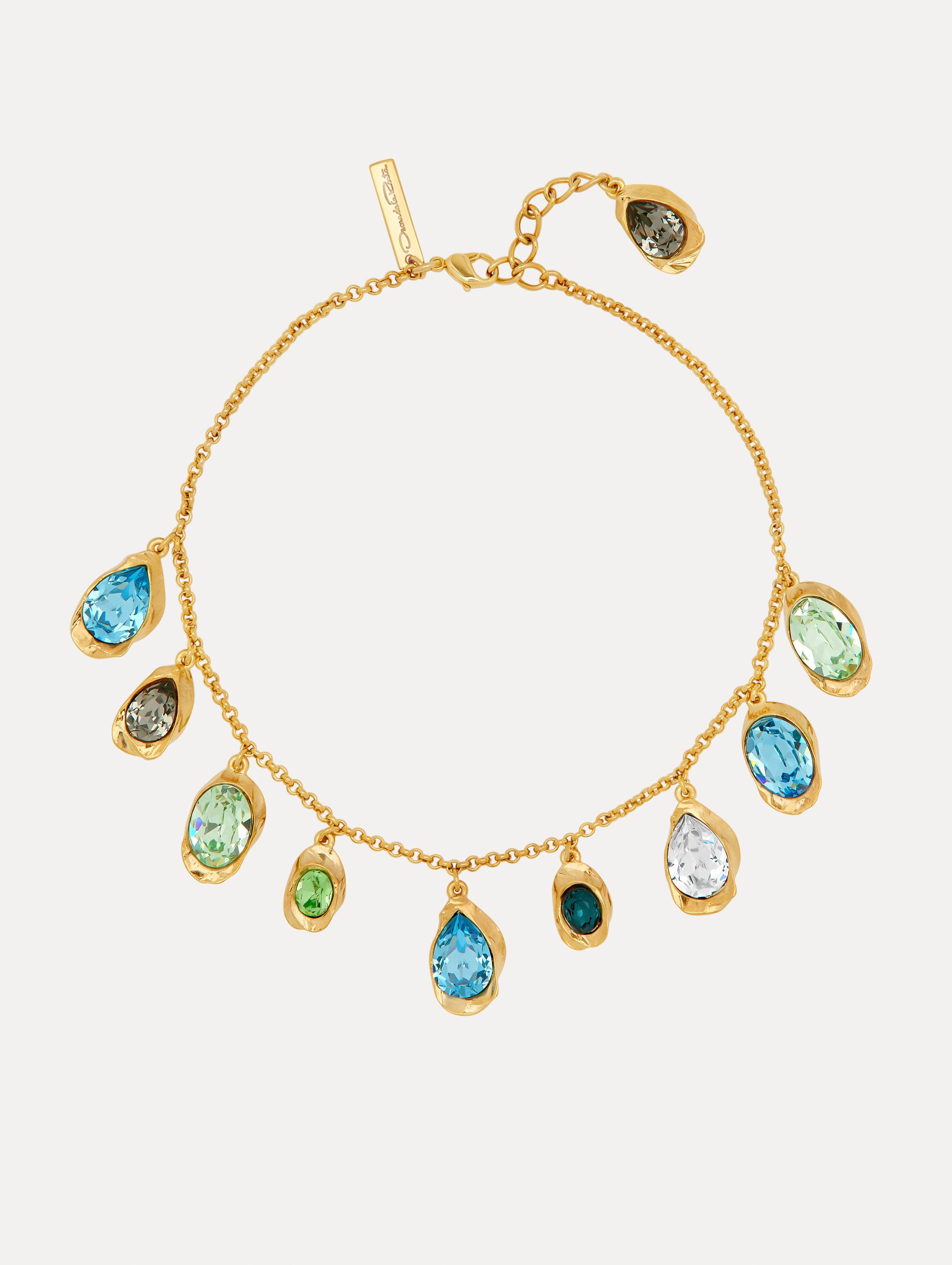 Elegant Multi-Colored Crystal Necklace for Women - Stylish Fashion Jewelry Gift for Parties, Weddings & Special Occasions