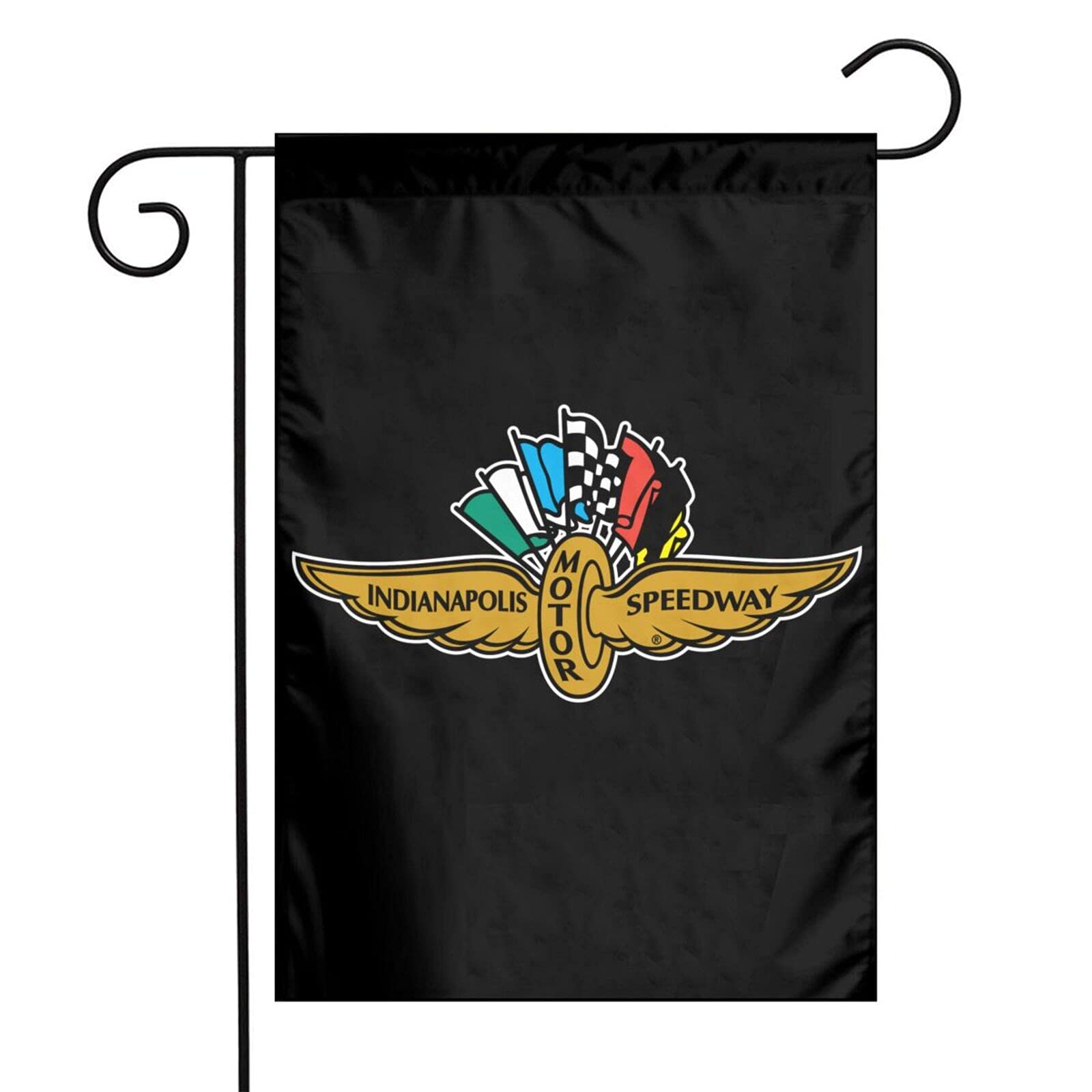 Indy 500 Garden Flag 12x18 Inch - Outdoor Porch Welcome Decoration for Holidays, Christmas, Birthday & New Year - Weather-Resistant White House Flag for Front Yard, Lawn & Seasonal Celebrations
