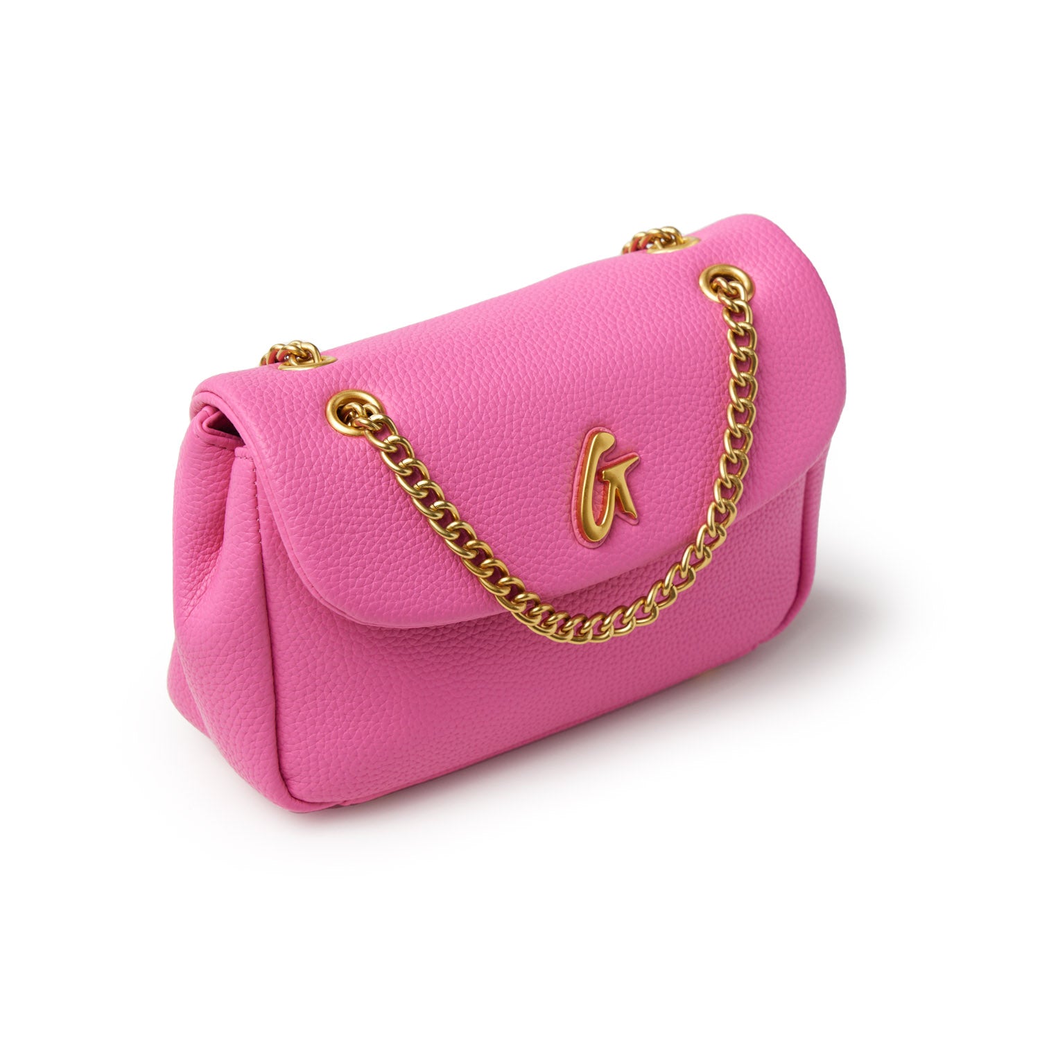 Mini Pebble Flap Bag in Hot Pink - Trendy Crossbody Purse for Women, Perfect for Parties, Dates & Everyday Use