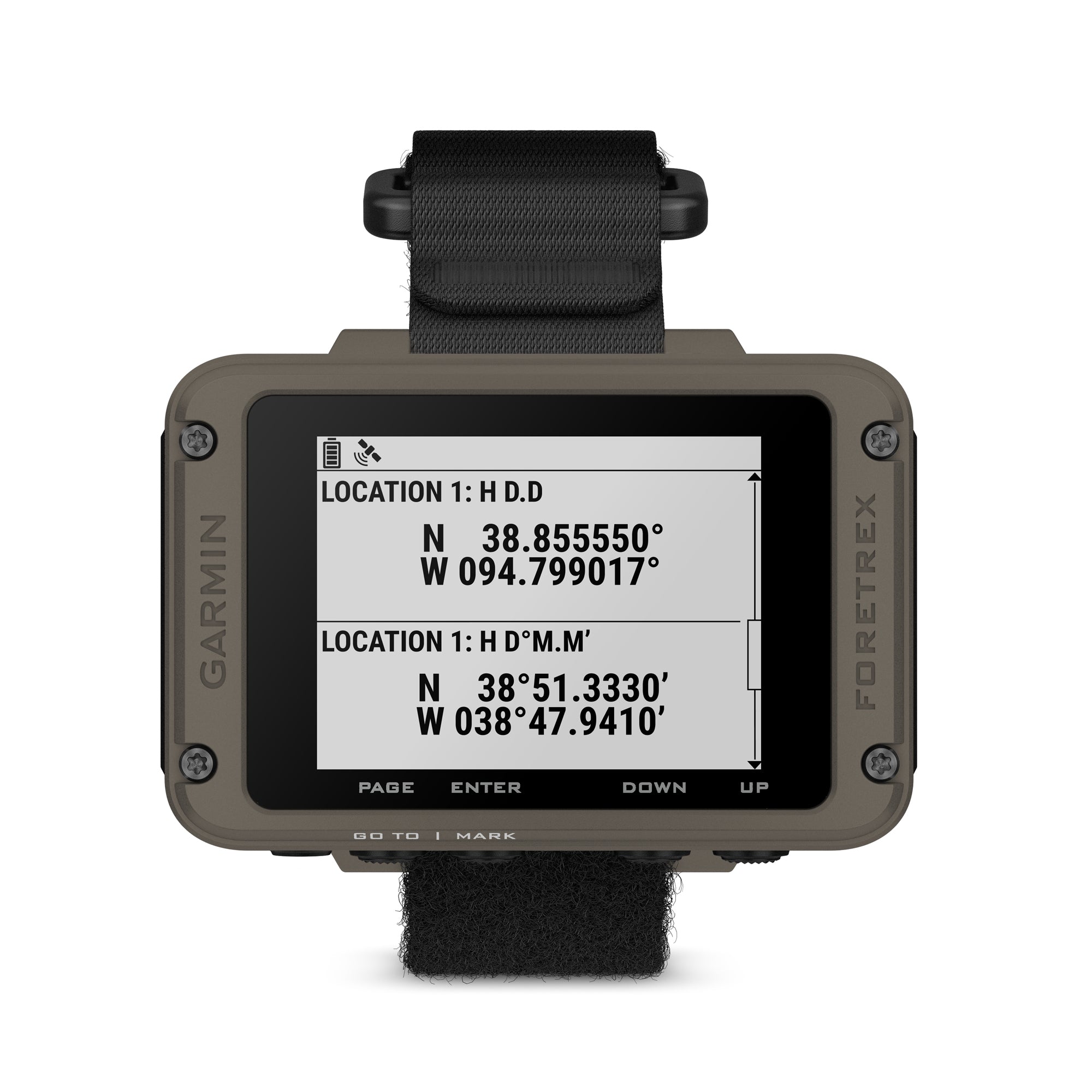 Garmin Foretrex 901 Military GPS Navigator - Waterproof Hiking & Tactical Watch with NVG Compatibility for Outdoor Adventures & Night Operations