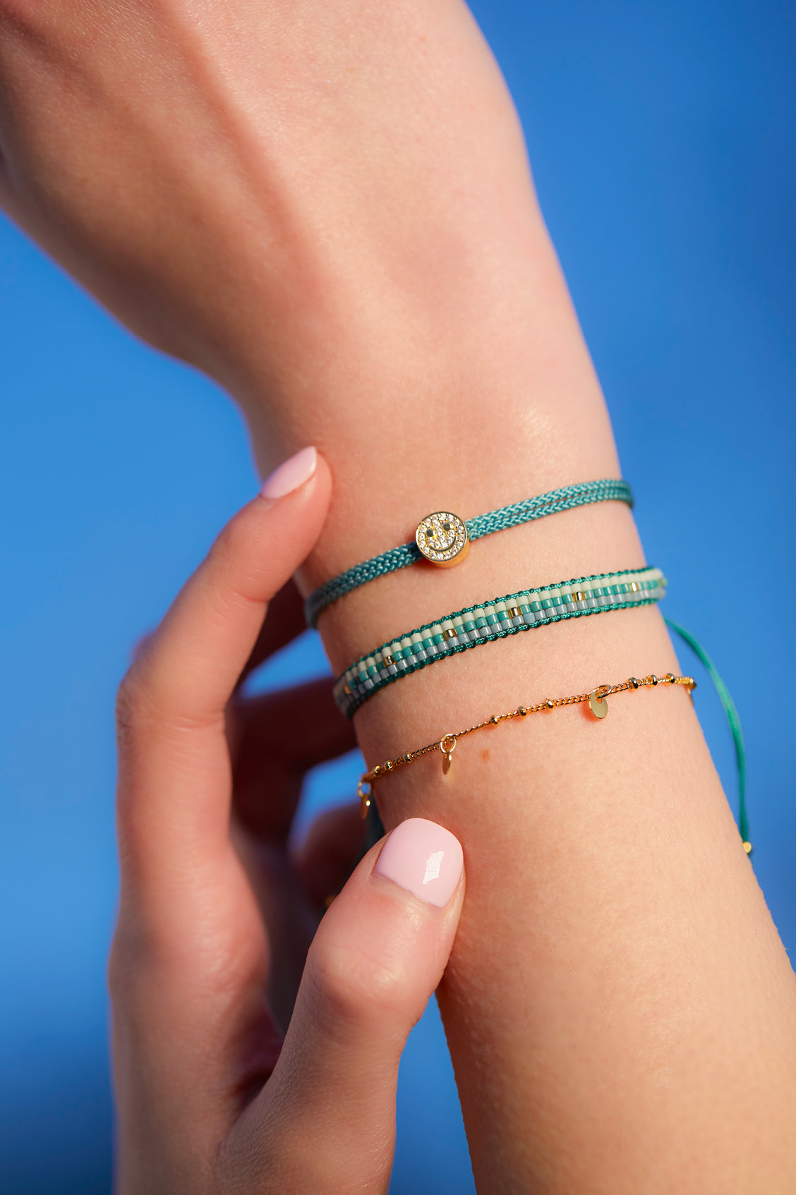 Handmade Woven Duo Beaded Charm Bracelets for Women - Boho Friendship Jewelry Gift for Best Friend, Sister, Mom - Perfect for Everyday Wear, Parties & Special Occasions