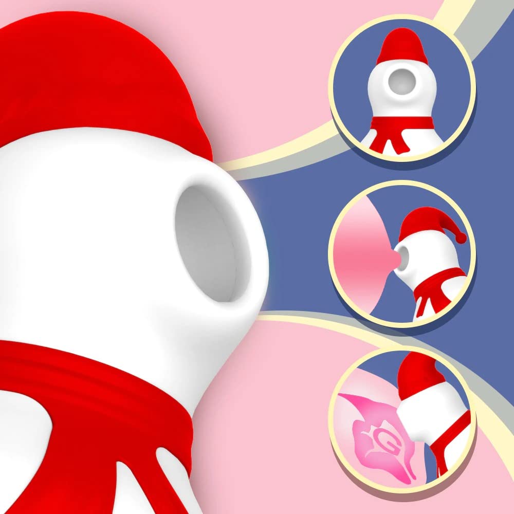HEVIDENCIA Christmas Toys - Women's Clitoral & Nipple Sucking Vibrator with 10 Vibration Modes, Perfect Holiday Sex Toy & Romantic Gift for Couples - Great for Valentine's Day, Anniversary & Intimate Moments