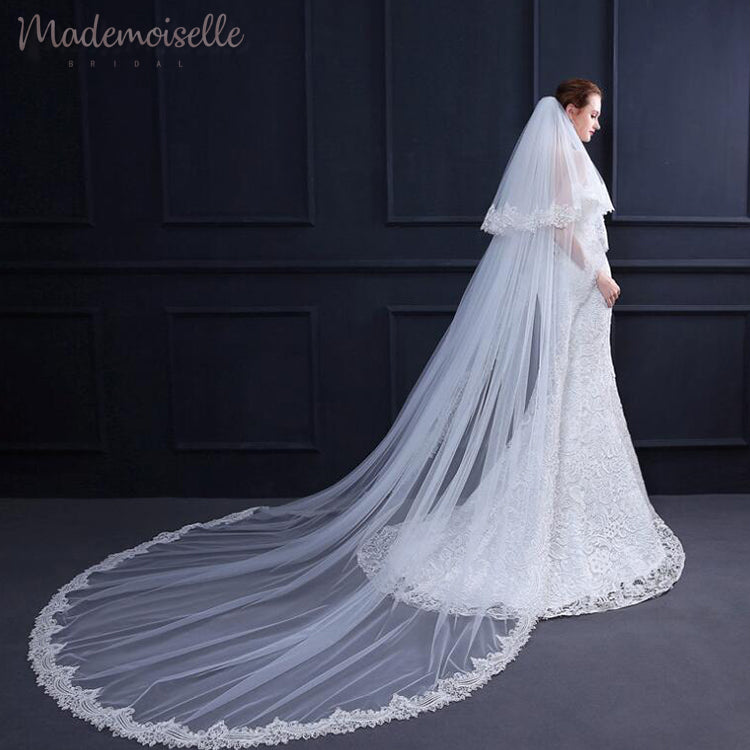 Delphia Veil - Elegant Bridal Veil for Weddings & Special Occasions | Perfect for Brides, Prom & Formal Events