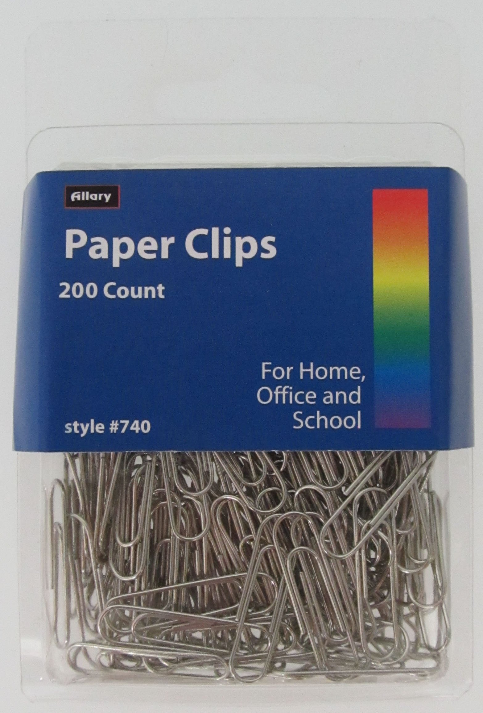 Allary Paper Clips - 100 Pack Colored Binder Clips for Office, School & Home Organization - Perfect for Documents, Notes & Craft Projects