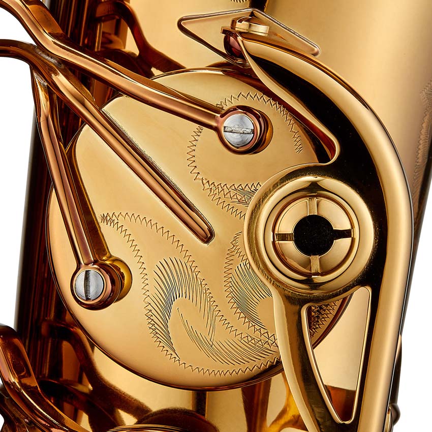 Antigua Winds ProOne AS6200AME Professional Alto Saxophone in Amber Finish - Perfect for Jazz, Concert & Student Performances