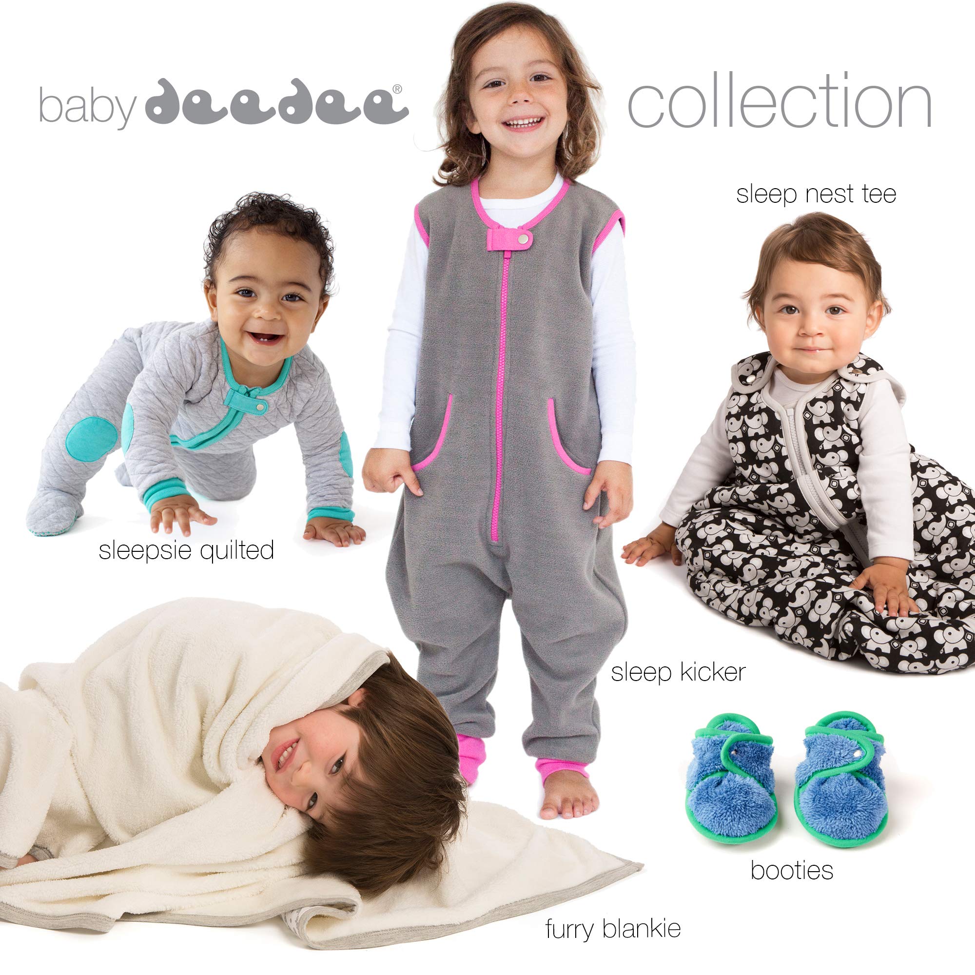 Baby Deedee Sleep Nest Baby Sleeping Bag - Peacock Print, Large (18-36 Months) | Warm & Cozy Infant Wearable Blanket for Safe Nursery Sleep
