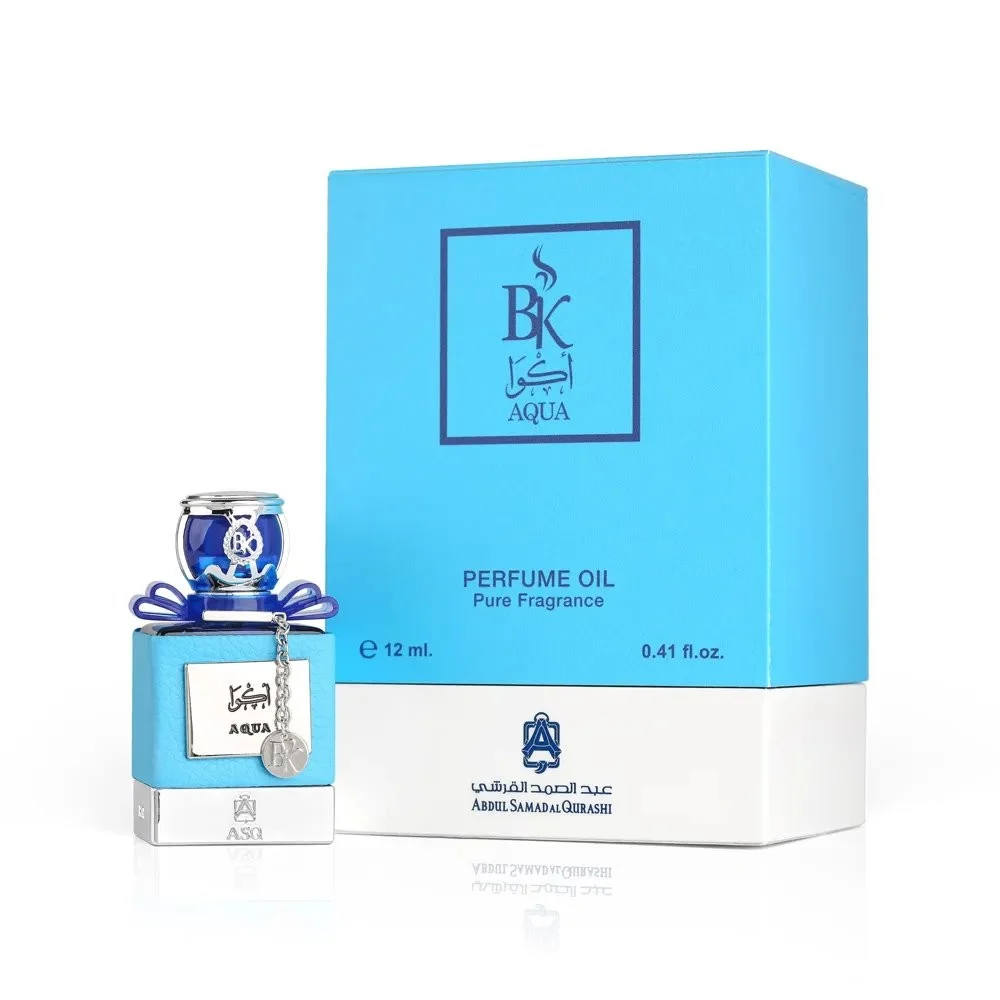 Blue Kannam Aqua Perfume Oil 12ml - Long Lasting Fragrance for Women & Men - Perfect for Daily Wear, Special Occasions & Gifts