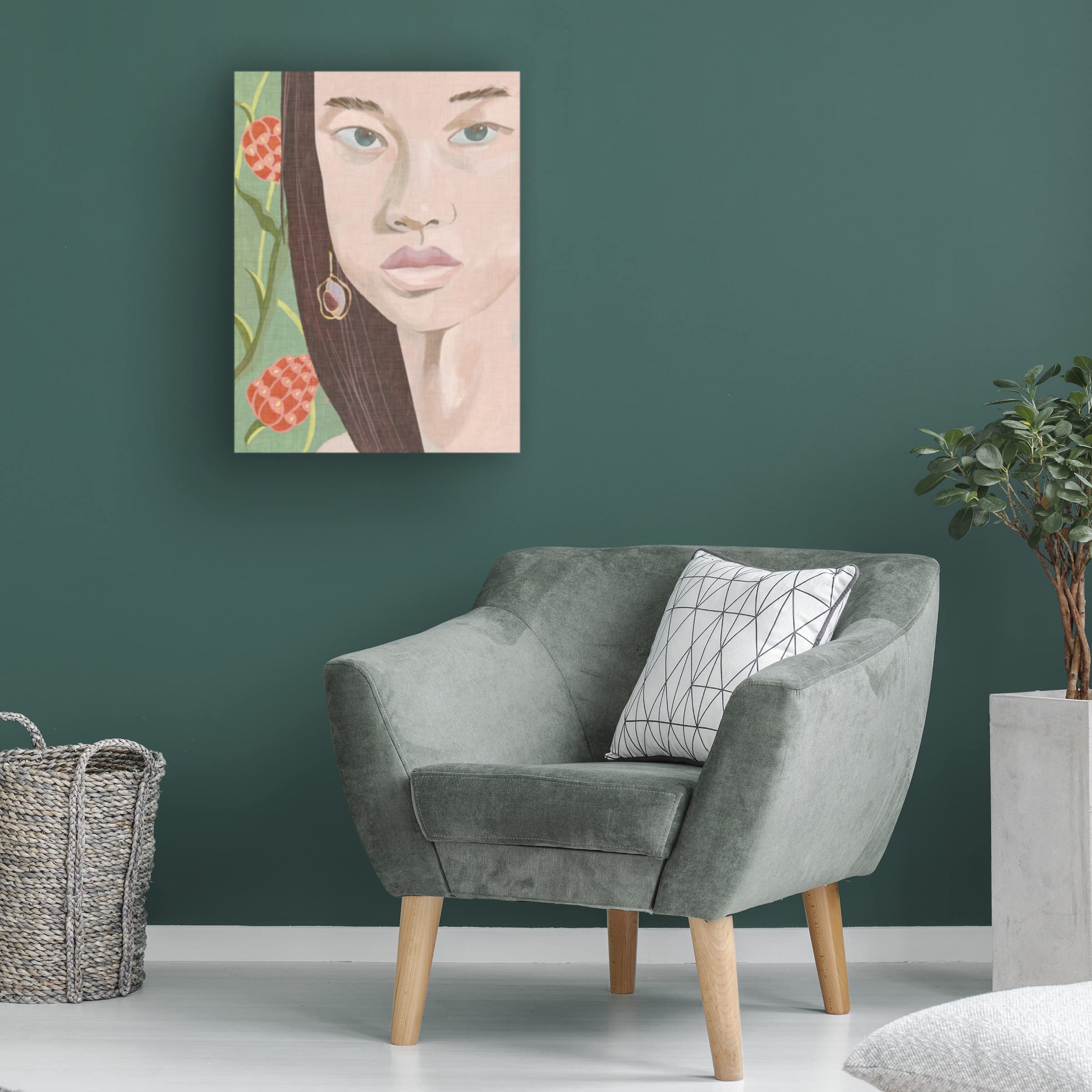 Trademark Fine Art 'Morning Portrait III' Canvas Wall Art by Melissa Wang - Elegant Home Decor for Living Room, Bedroom & Office