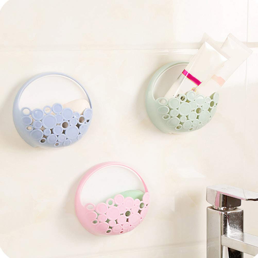 Cabilock Soap Dish Holder with Strong Suction Cup - Bar Soap Dispenser for Shower, Bathroom, Kitchen Sink - Non-Slip Soap Saver Tray (Pink) - Perfect for Organizing Soap in Wet Areas