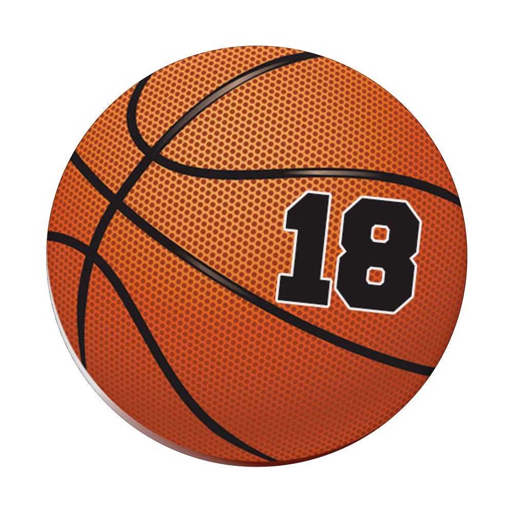 Custom #18 Basketball Jersey for Fans - Premium Pop Grips Gift for NBA Enthusiasts | Perfect for Game Day, Sports Events & Fan Collections