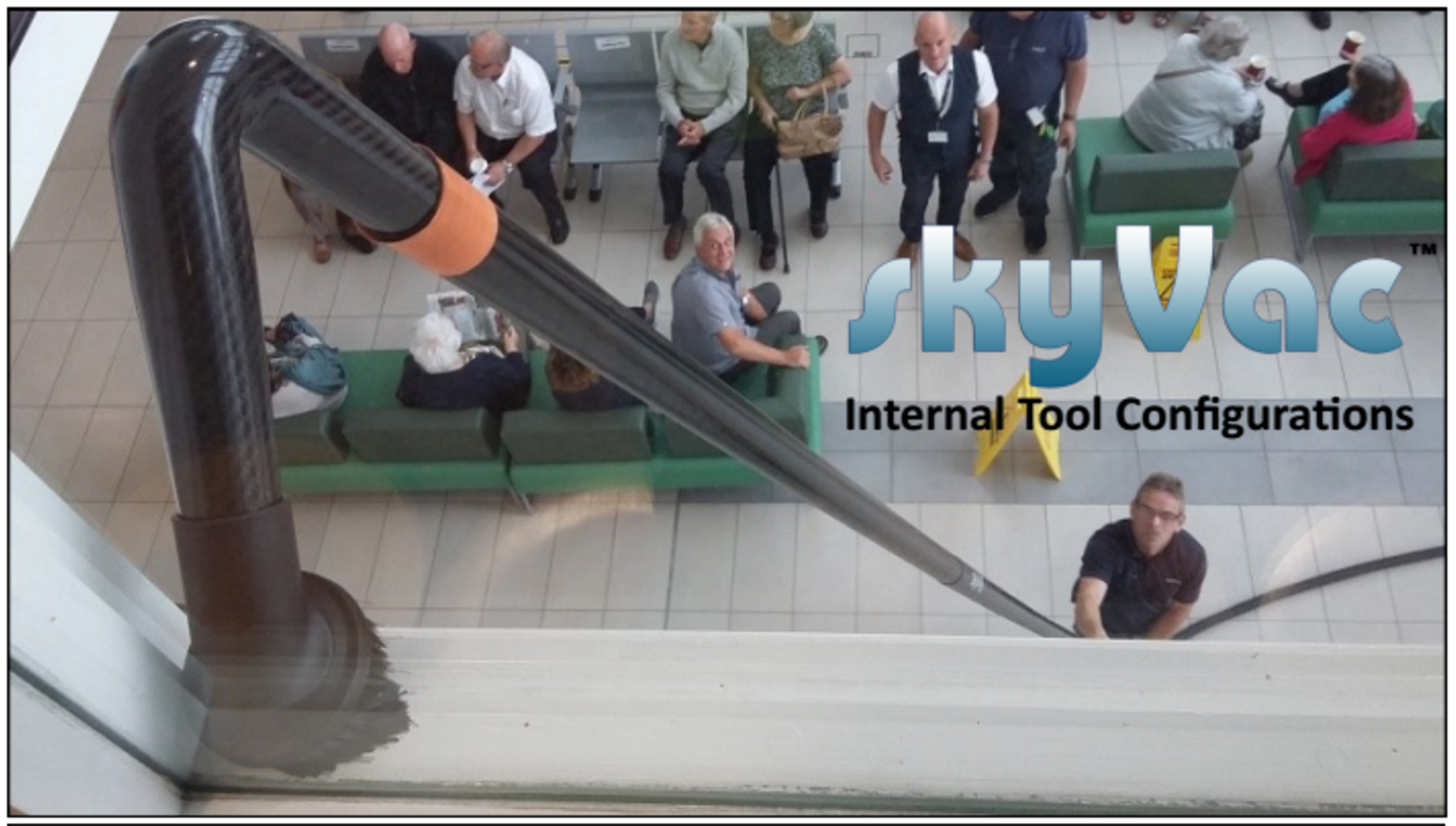 SkyVac®️ High Ceiling Cleaning System - Professional Dust & Debris Removal for Hard-to-Reach Areas - Perfect for Warehouses, Churches & Industrial Spaces