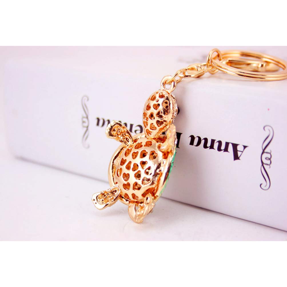 Healifty Turtle Alloy Keychain - Cute Turtle Key Ring for Handbags, Backpacks & Keys - Durable Metal Keychain for Women, Men & Teens - Perfect Gift for Pet Lovers & Nature Enthusiasts (Great for Everyday Use, Travel & Gifts)