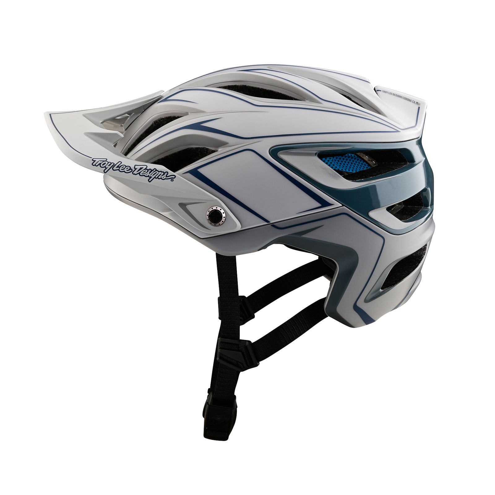 A3 Bike Helmet with MIPS Technology - Uno Pinstripe Light Gray - Lightweight & Comfortable for Cycling, Mountain Biking & Road Safety