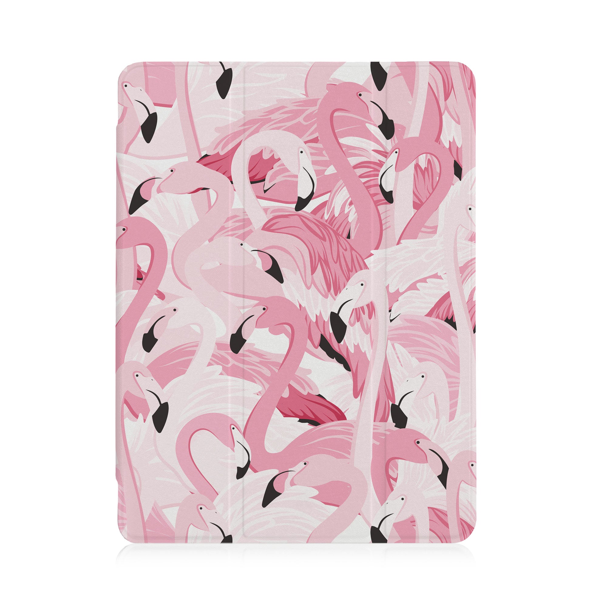 Premium iPad See-Through Case with Flamingo Design - Slim Clear Protective Cover for iPad Air/Pro, Durable Scratch-Resistant TPU Shell - Perfect for Work, School & Travel Accessories