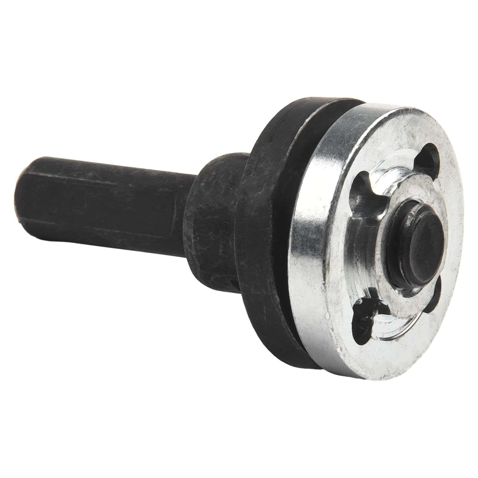 10mm Black Electric Drill Grinder Adapter with Connecting Rod & Pressure Plate - Angle Grinder Accessory for Metalworking, Woodworking & DIY Projects