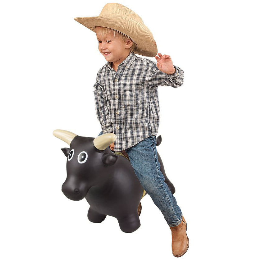 Big Country Lil Bucker Bull Toy with Window Box - Fun and Durable Ride-On for Kids, Perfect for Outdoor Play and Backyard Adventures