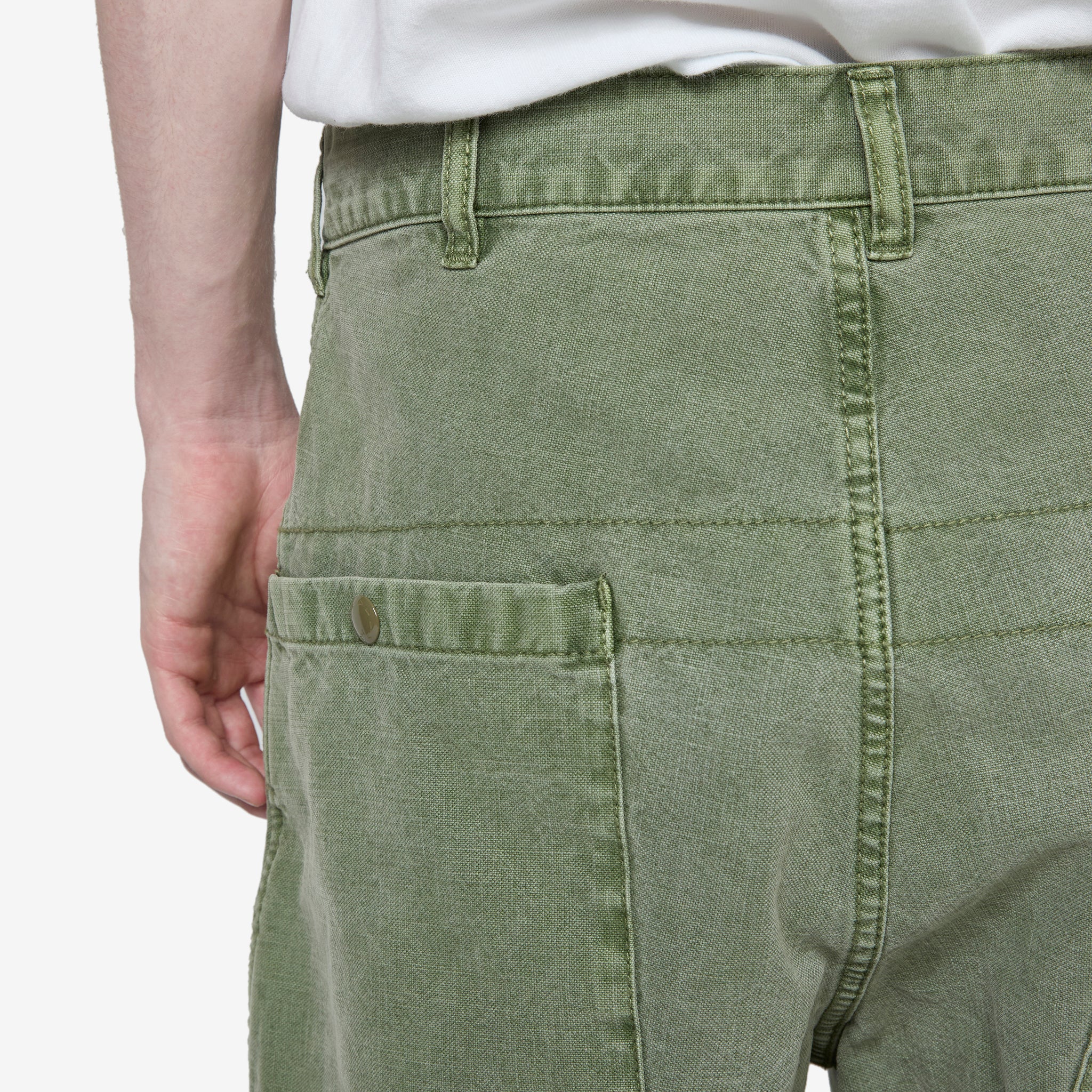 Minimalist Salathe Pants for Women - Olive Green High Waisted Wide Leg Trousers | Comfortable & Stylish for Work, Travel & Casual Outfits
