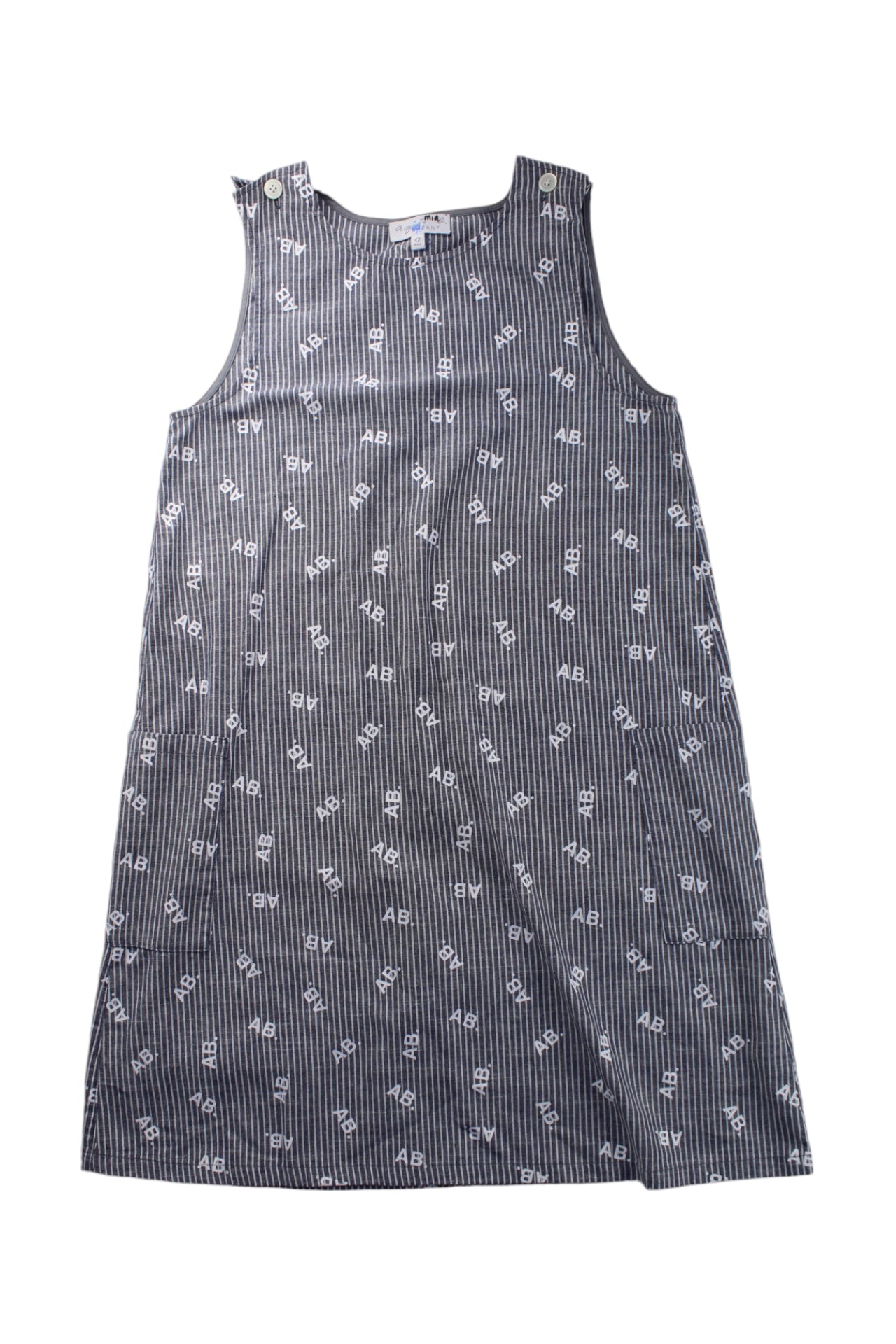 Agnes B. Girls' Sleeveless Summer Dress Size 12Y - Perfect for School, Parties & Special Occasions