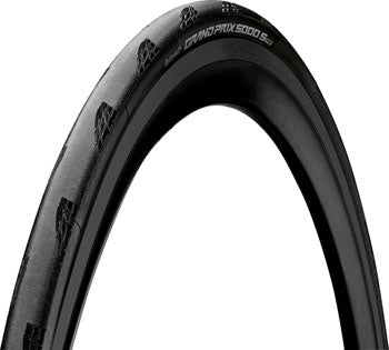 Continental Grand Prix 5000 S TR Road Bike Tire - 700x25 Tubeless Folding Black with BlackChili Compound, Vectran Breaker & LazerGrip Technology for High-Performance Cycling | Perfect for Racing, Training & Long-Distance Road Biking