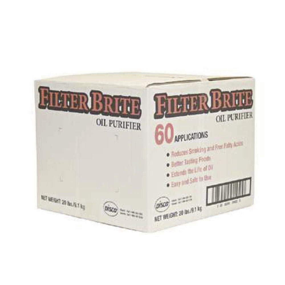 FilterBrite Oil Purification Powder - 13 lb Box for Deep Frying, Cooking & Industrial Use | Extends Oil Life | Professional-Grade Filtration Solution