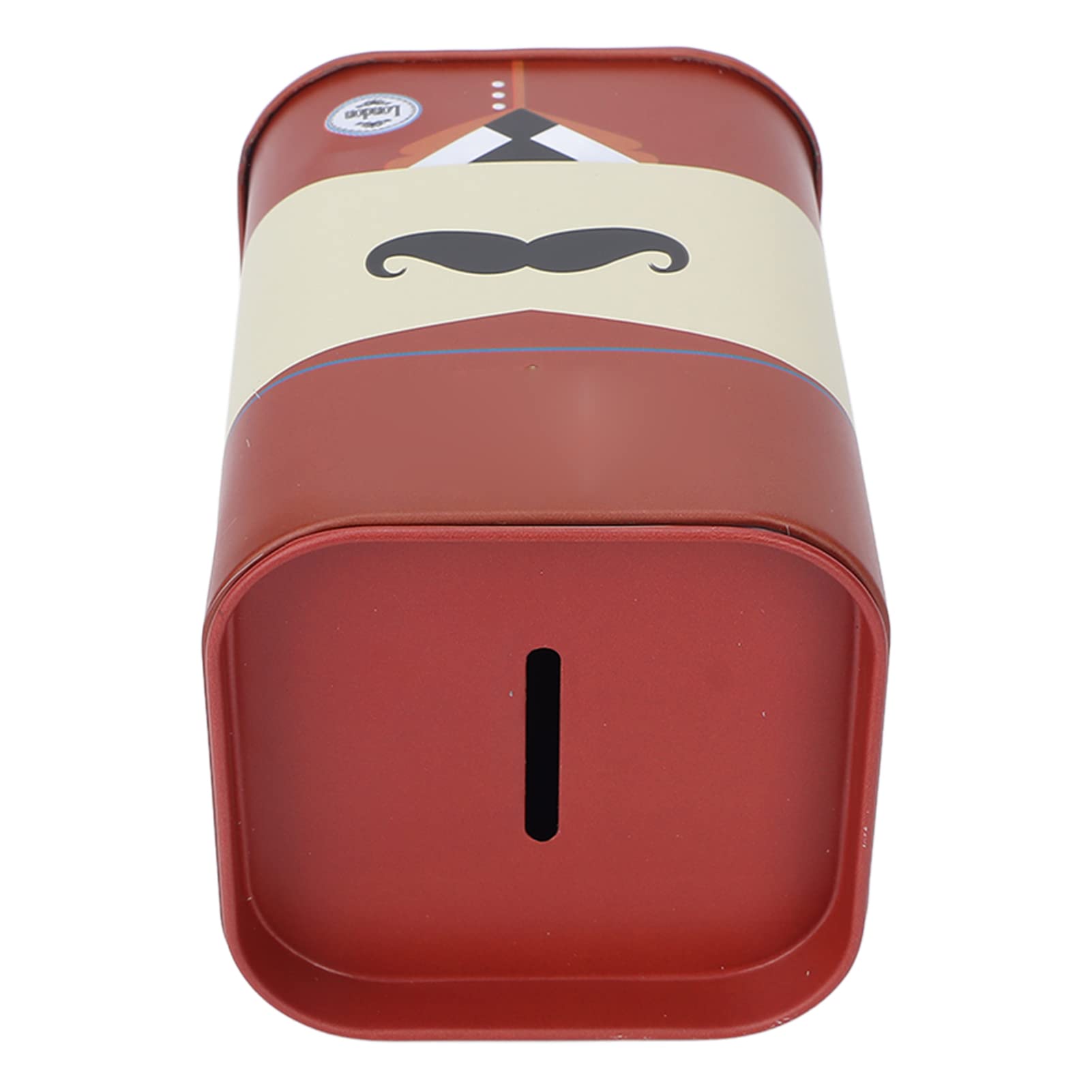 Blade Bank for Safety Razor Storage - Double Safety Blade Disposal Case with Secure Lid | Used Razor Blade Container for Barbershops, Home Shaving & Salon Safety (Red Beard Design)