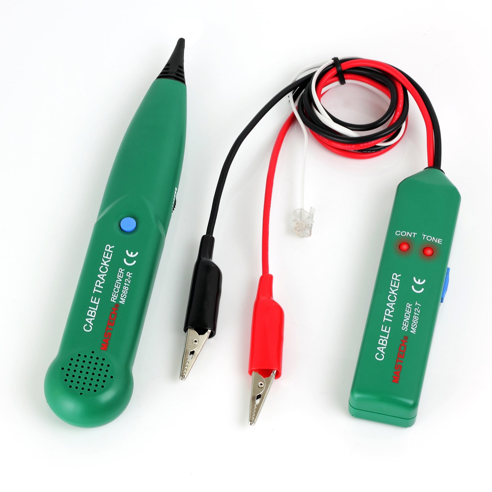 eSynic RJ11/RJ45 Network Cable Tester and Toner Tracker Kit with Carrying Bag - Ideal for Telecom, IT, and Home Network Installation & Maintenance