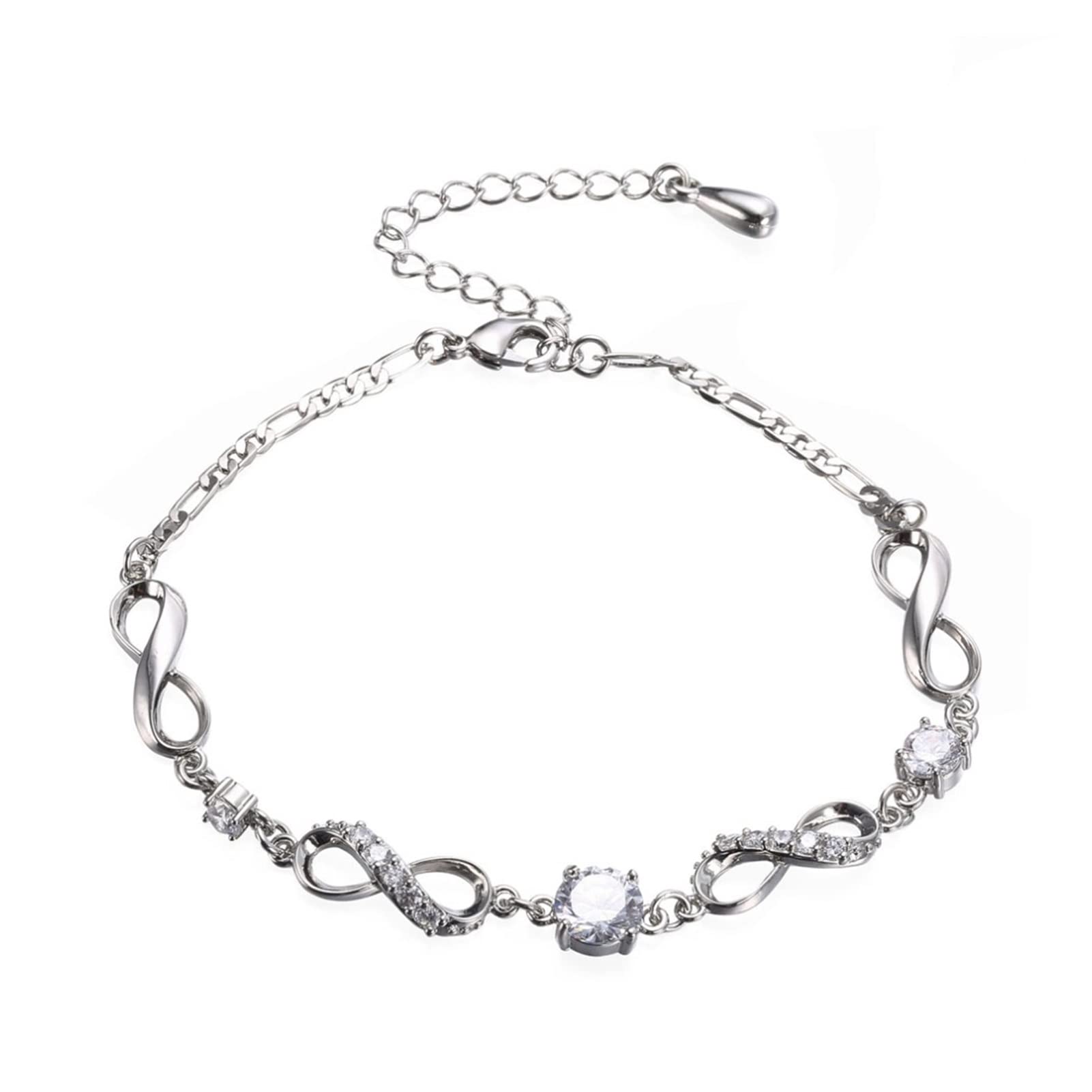 Elegant Gold Ankle Bracelet for Women - Sparkling Rhinestone Anklet Chain with Beaded Details | Perfect for Beach Weddings, Summer Sandals & Boho Fashion (Color: D)