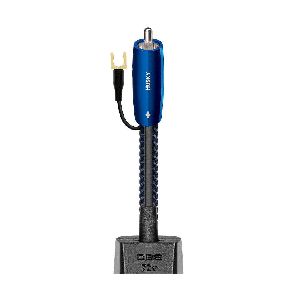 Audioquest Husky High-Performance RCA Subwoofer Cable - Premium Shielded Audio Cable for Deep Bass - Perfect for Home Theater & Car Audio Systems