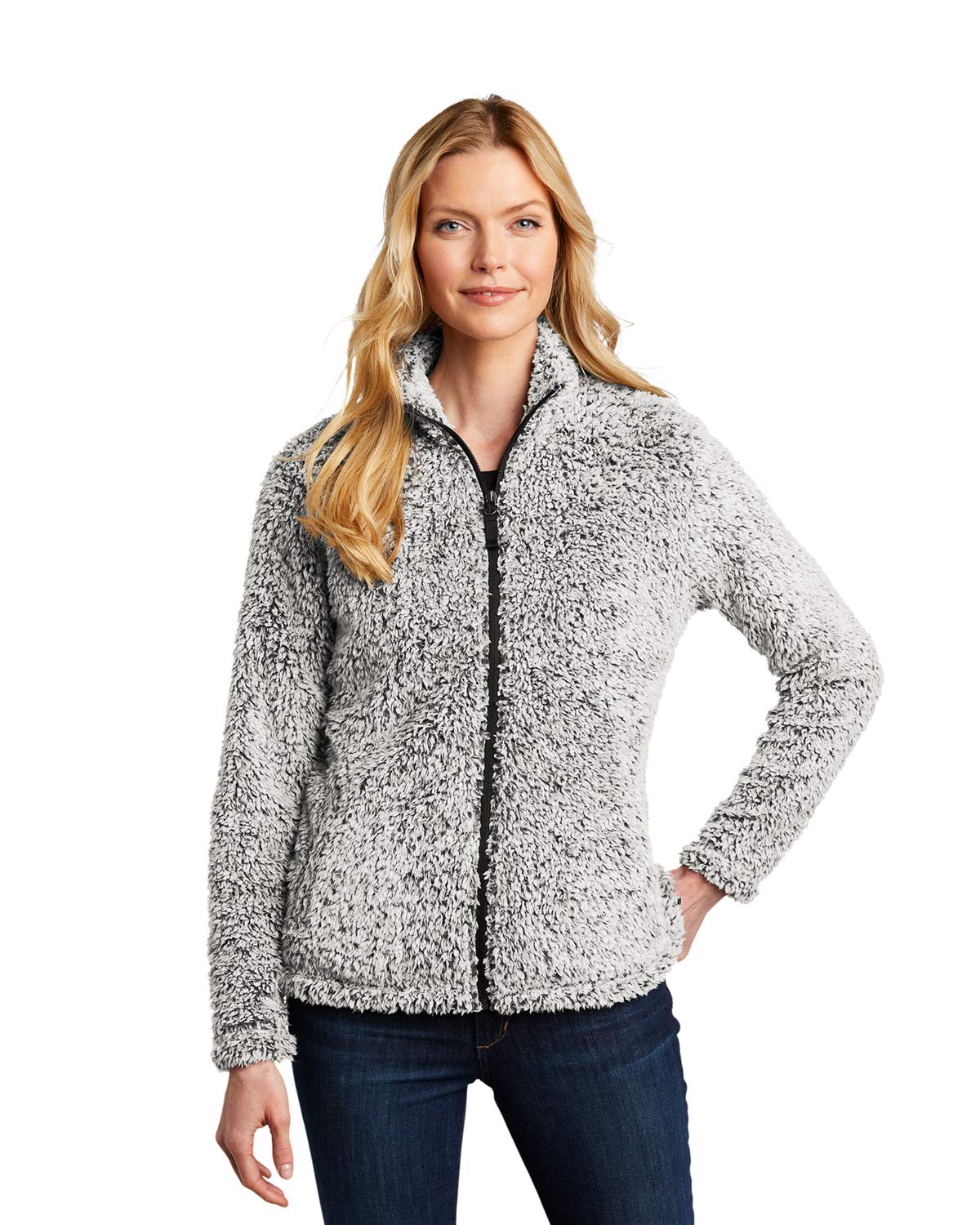 Port Authority Women's Cozy Fleece Jacket - Soft Warm Pullover for Casual Wear & Outdoor Activities | Perfect for Work, Travel & Layering