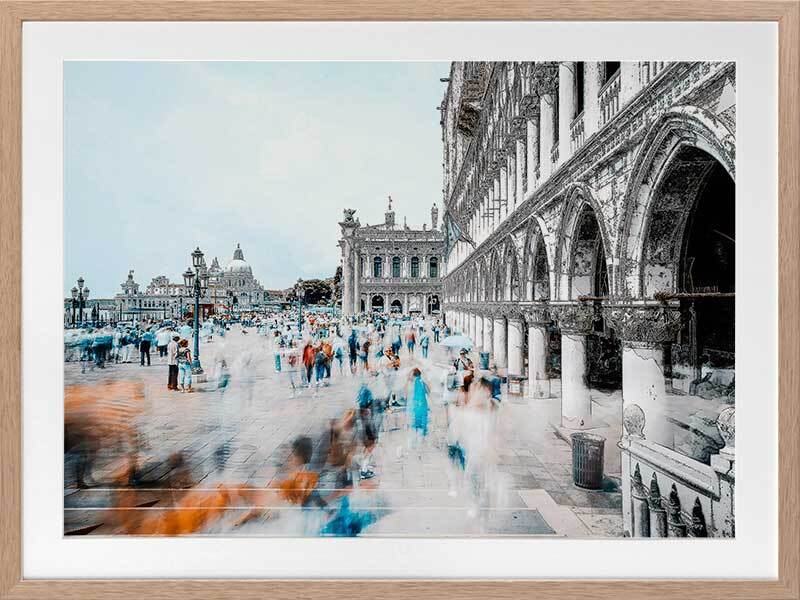 Ciao Venezia Framed Art Print - Venice Italy Landscape Wall Decor - Perfect for Living Room, Bedroom & Office
