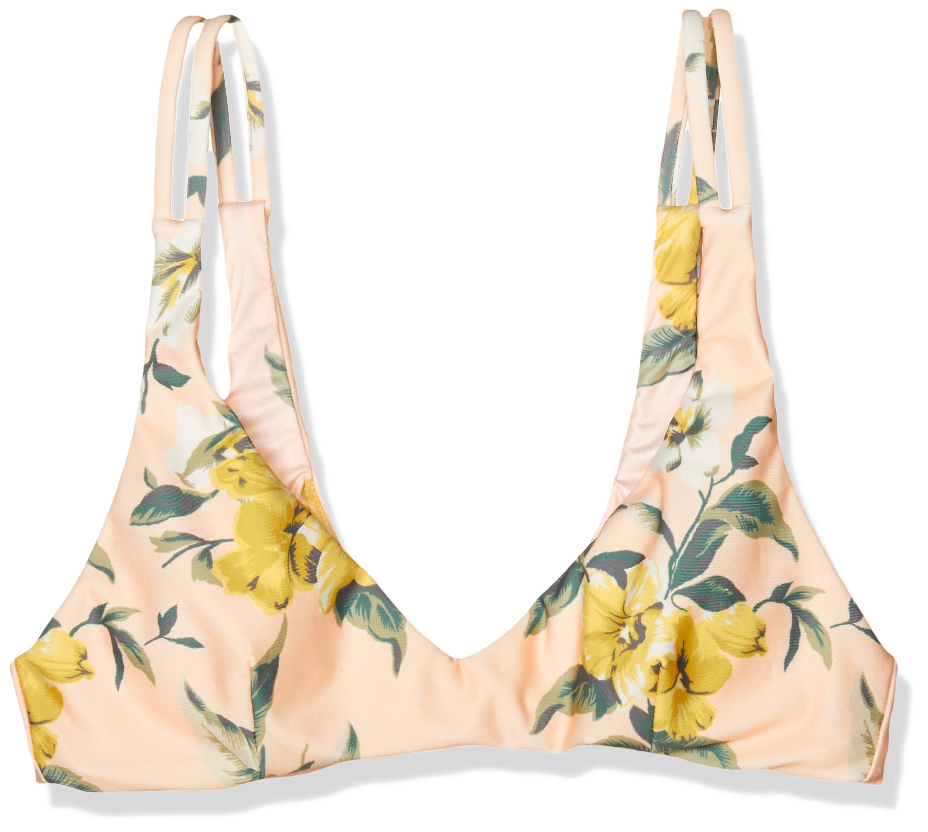 Volcom Women's V-Neck Bikini Top - Comfortable Swimwear for Beach & Pool - Perfect for Surfing, Sunbathing and Summer Vacations