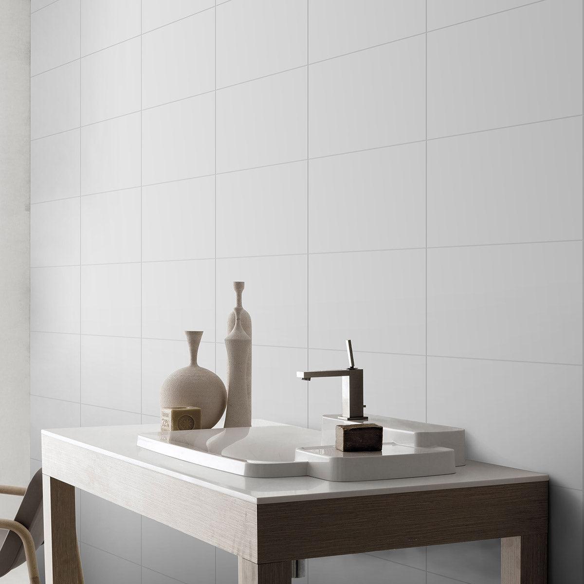 Premium Cascade White 75x300mm Matte Unrectified Subway Tile - Perfect for Kitchen Backsplash, Bathroom Walls & Modern Interior Design
