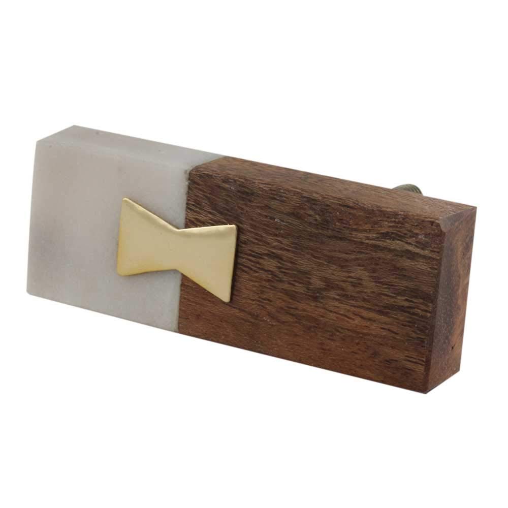 14-Piece Luxury White Marble Drawer Knobs - Elegant Rectangle Cabinet Hardware for Kitchen, Dresser & Cupboard - High-End Stone Door Pulls for Modern Home Décor (Perfect for Farmhouse, Minimalist & Contemporary Interior Design)