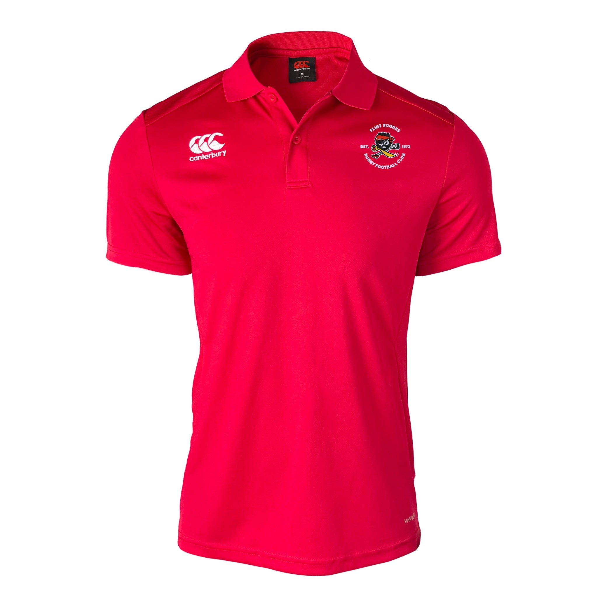 Flint Rogues RFC CCC Club Dry Polo Shirt - Moisture Wicking Men's Performance Golf Polo for Sports & Casual Wear