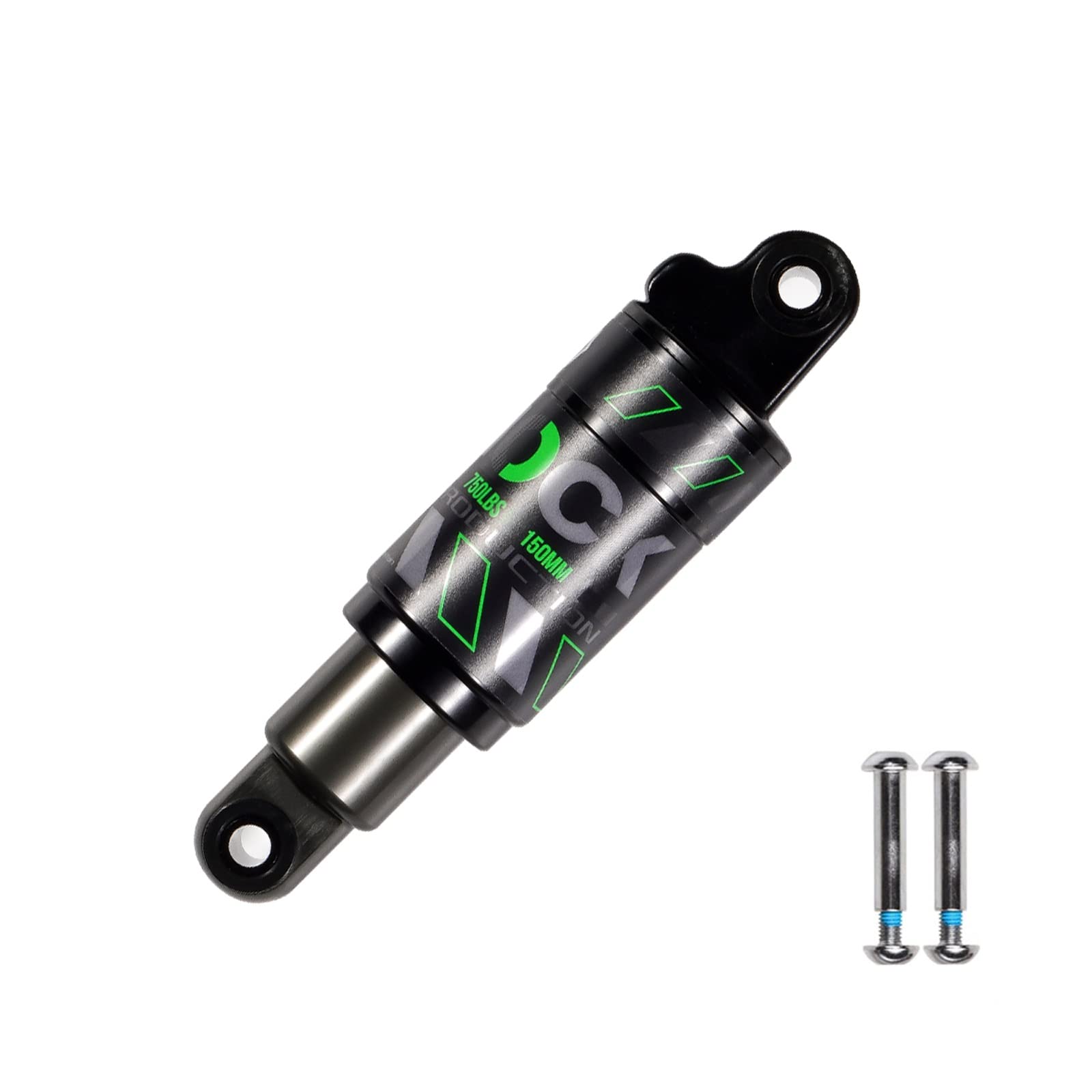 Premium Bicycle Rear Shock Absorber - Hydraulic Suspension for MTB & Mountain Bikes (120/125/150/165/185/190/200mm) - Perfect for Trail Riding, Downhill & Off-Road Cycling Adventures