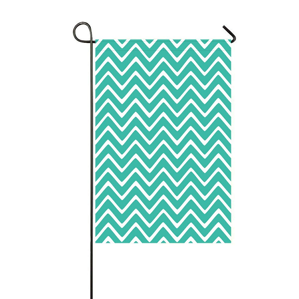 ECZJNT Wavy Stripes Garden Flag 12x18 Inch - Outdoor Decorative Flag for Home, Yard, Party & Seasonal Decor - Perfect for Spring, Summer, Fall and Holiday Celebrations