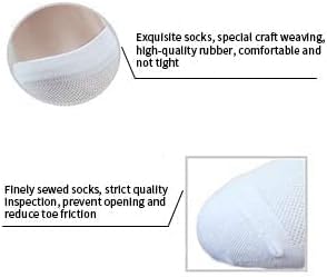 October Elf Men's Crew Socks - Thin Ankle Dress Socks for Men | Soft Cotton Athletic Socks | Perfect for Business, Casual & Sports Wear