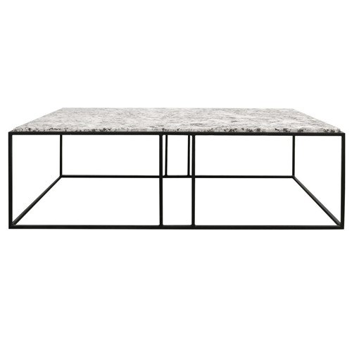 Modern Dion Marble Coffee Table - Elegant Round Living Room Furniture for Home Decor - Perfect for Alaska Cabin, Apartment & Office Use